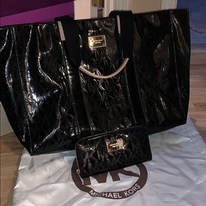 MICHAEL KORS tote bag + wallet